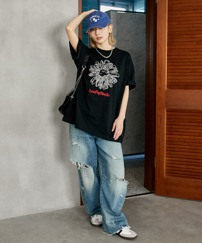 <預購> PUBLUX LOVE POP STUDIO 花卉刺繡限定T卹