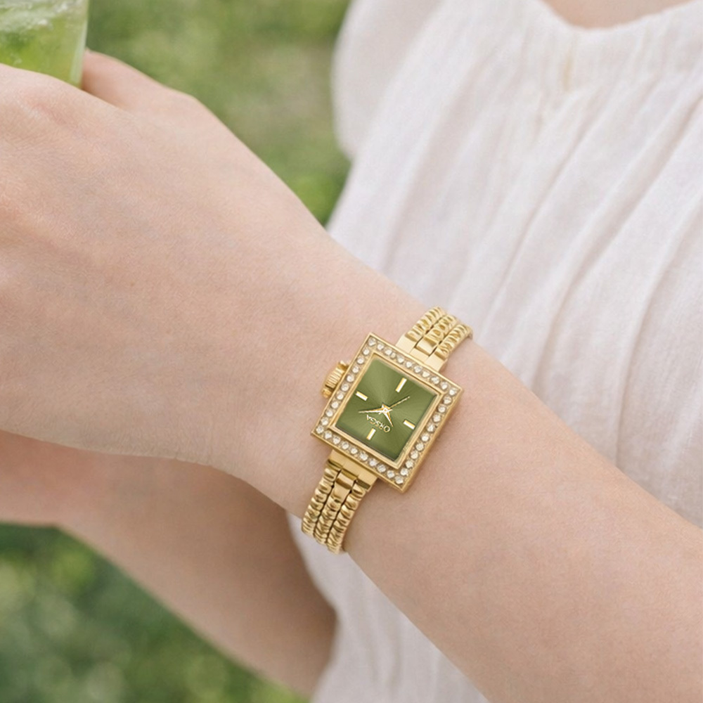 【ORSGA歐格世家】1639L  小方錶 優雅 手鍊 手錶