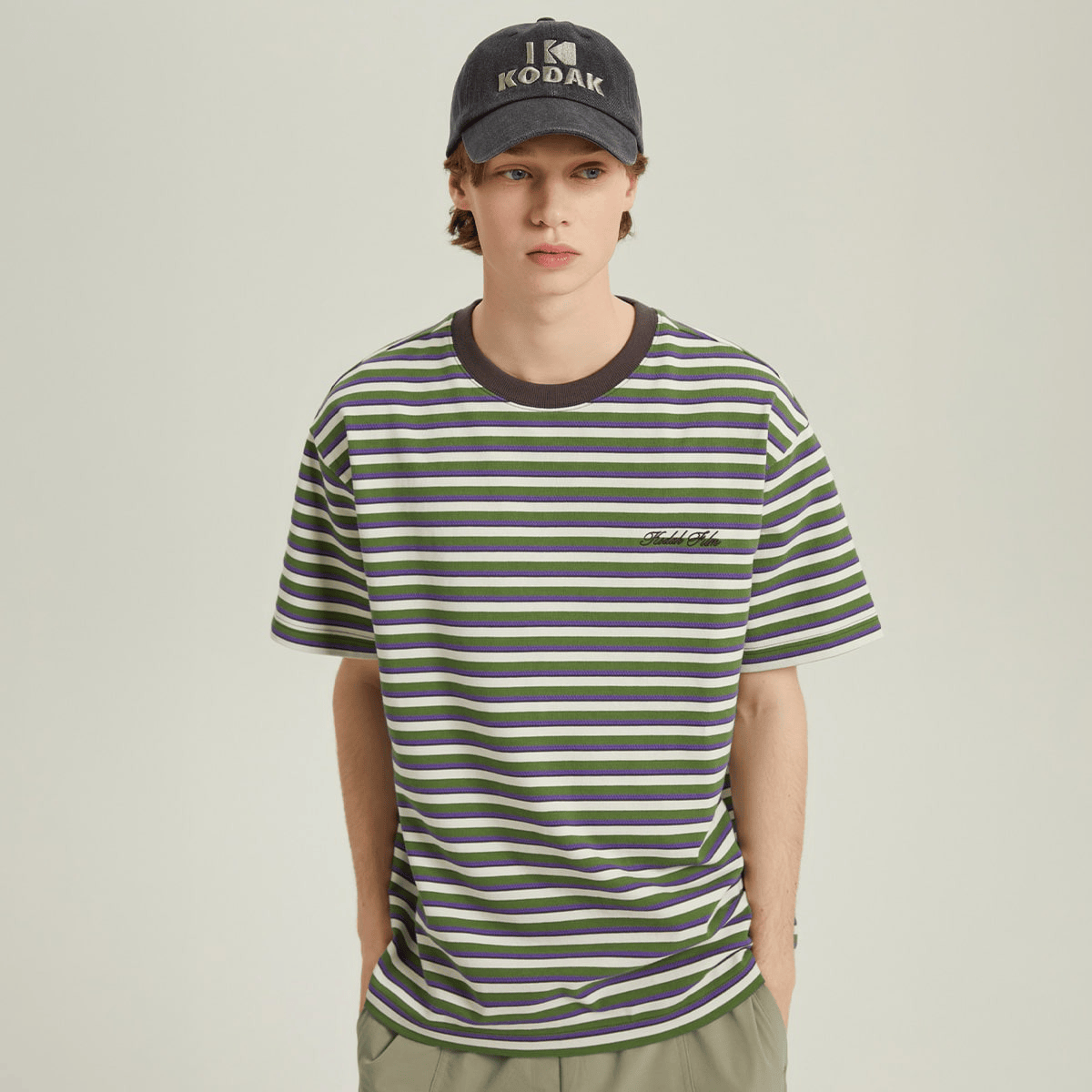 Kodak｜K6223LRS38 Stripe T-shirt [2 colors]