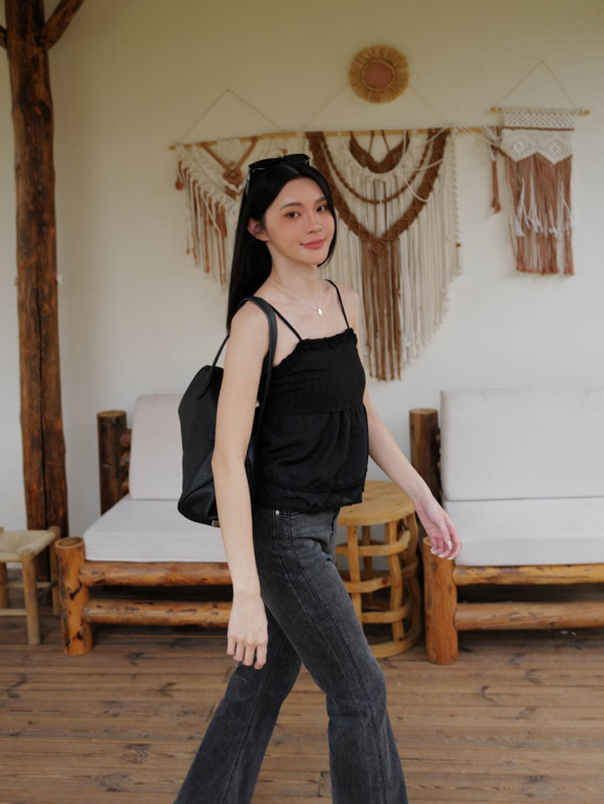 蕾絲拼接背心*2色