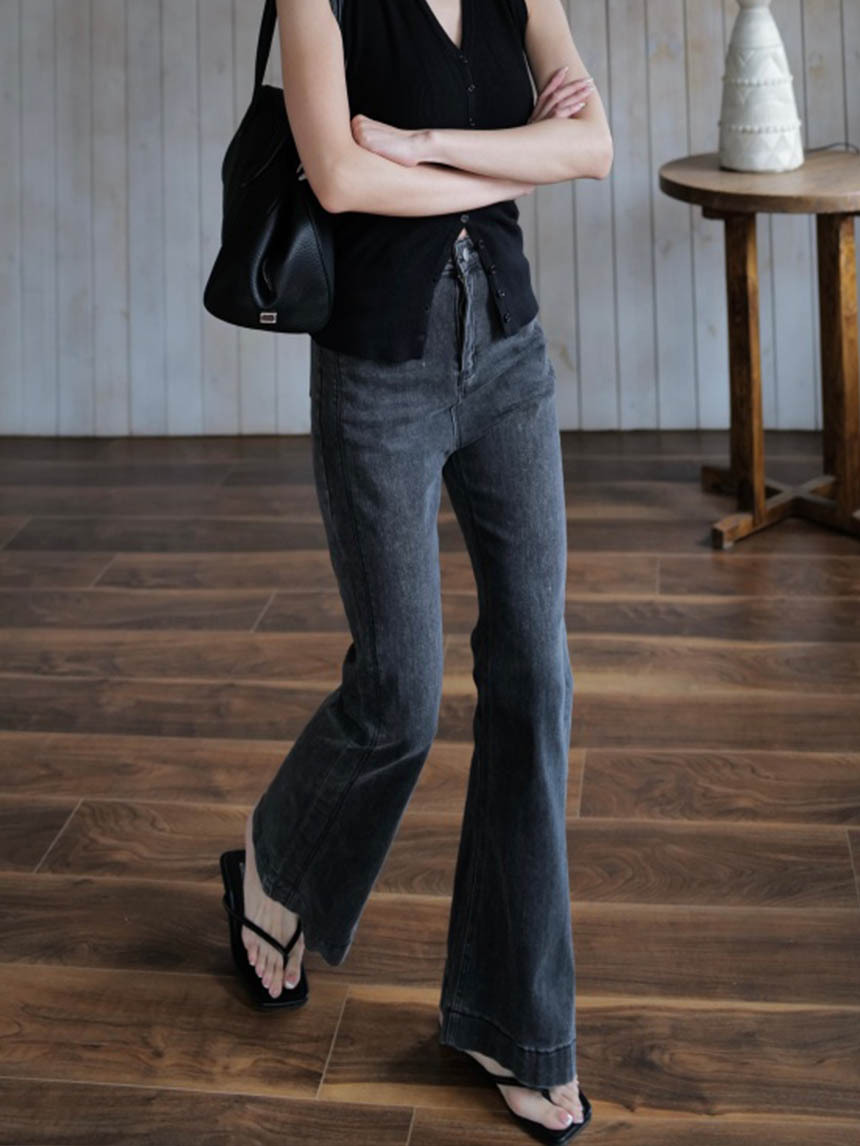 彈力喇叭褲*2色