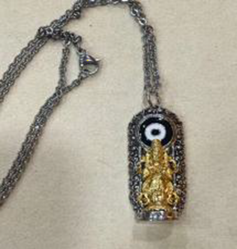 YZ010 藏銀紮基拉姆吊墜