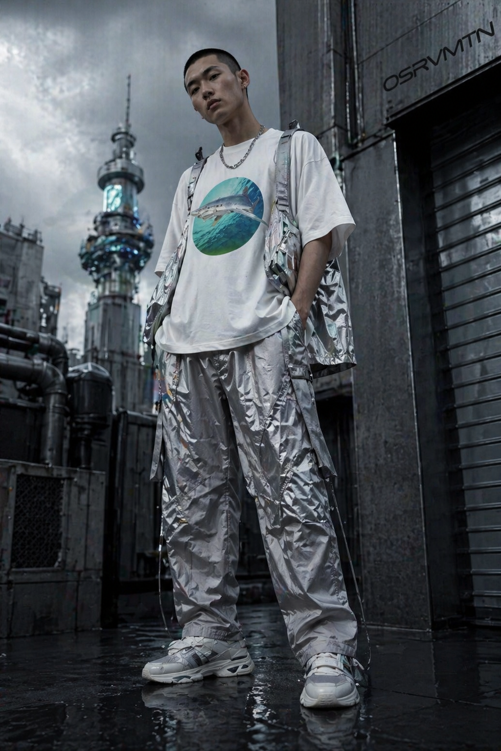 <台灣現貨-最狂破盤價> Hajime Sorayama METAL SHARK  空山基 設計師 機械 美學 短T 4款