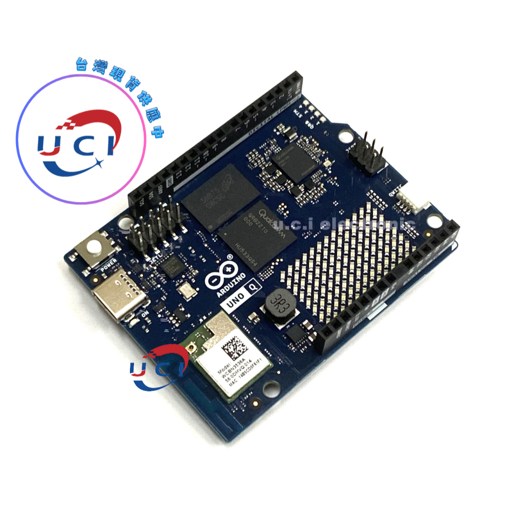 【UCI電子】(7-3) Arduino® UNO Q 開發板 (2GB RAM/16GB eMMC)