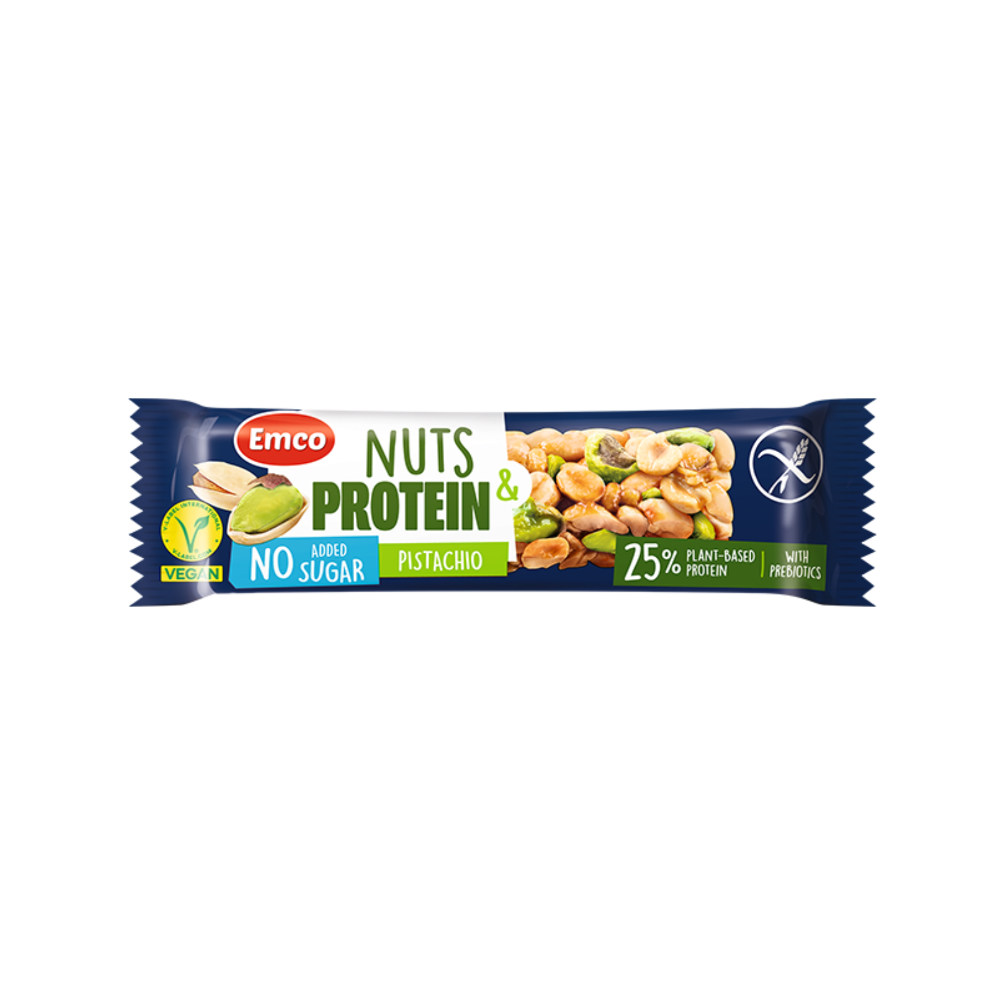 Emco 無添加糖高蛋白果仁條 - 開心果 (35g) (57503)