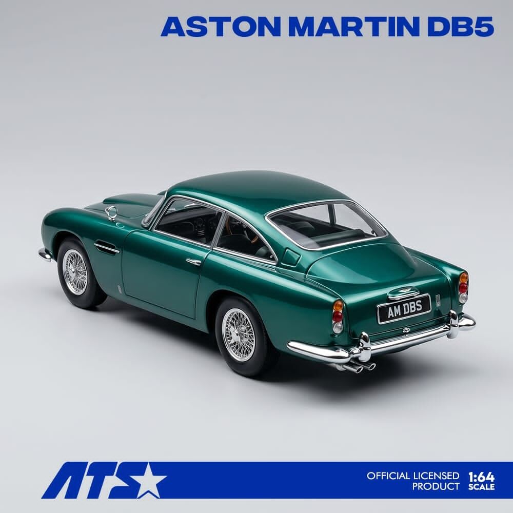 預訂:1/64 ATS Models Aston Martin DB5 Racing Green (ATS881201 )