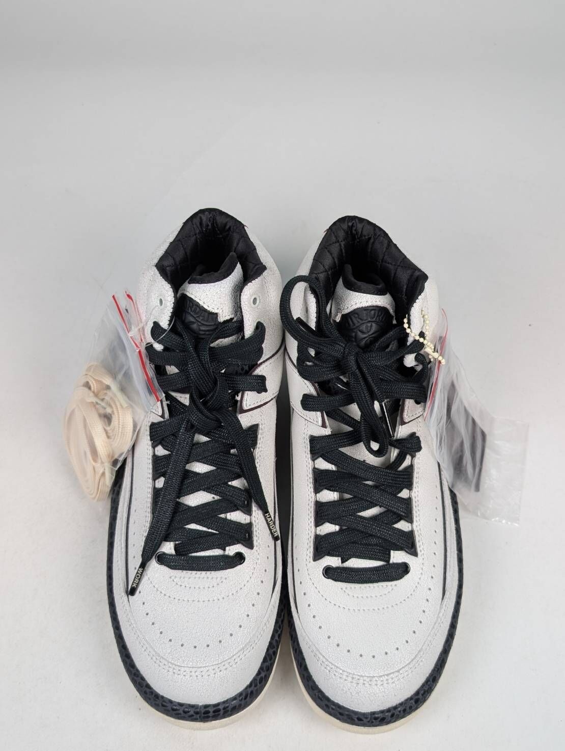 微瑕疵-左右腳內外側後跟鞋底色差 DO7216-100 M8.5 A Ma Maniere x Air Jordan 2 “Airness”  男鞋 二代聯名