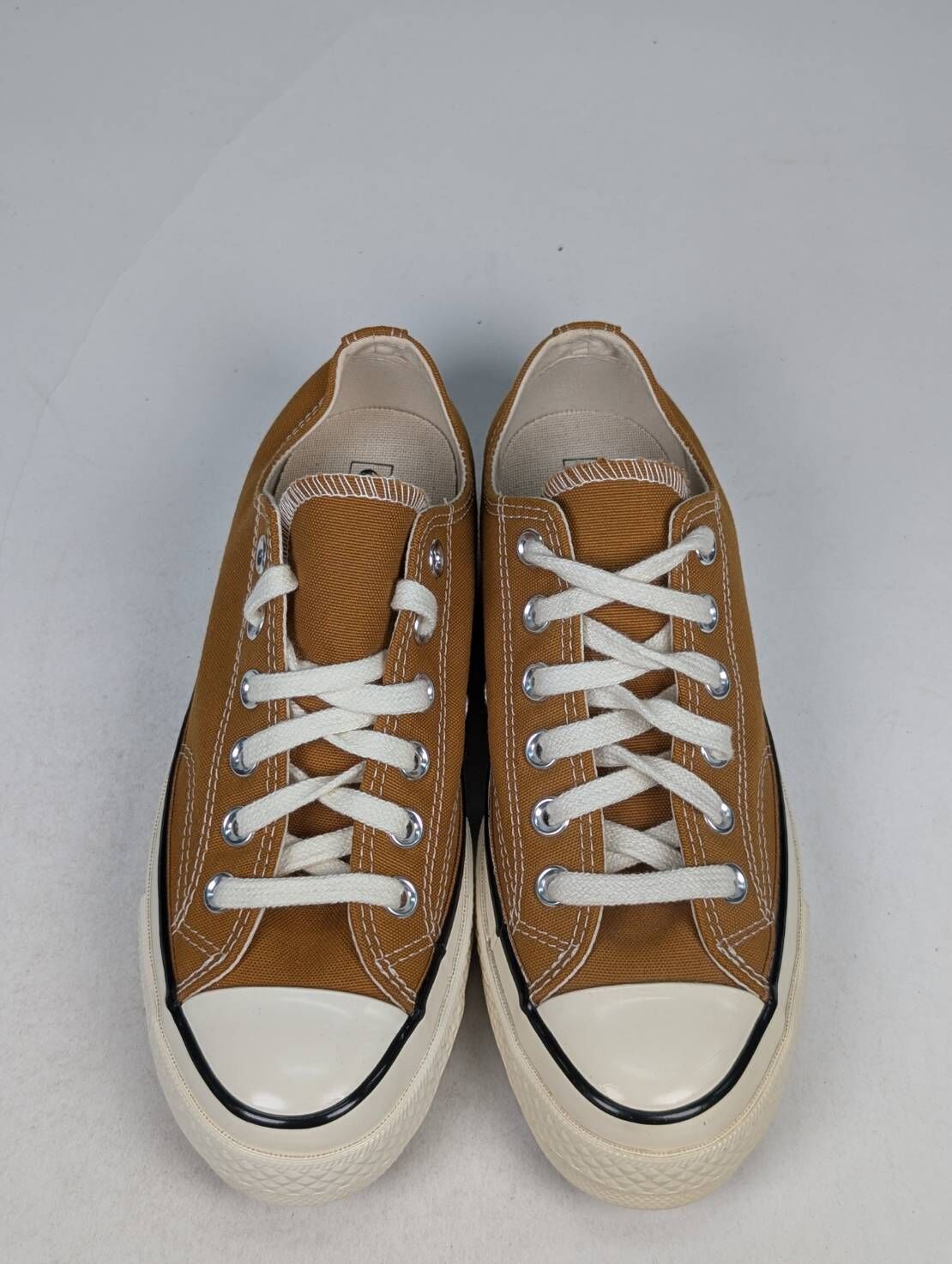 微瑕疵-左腳中底微泛黃右腳後跟微泛黃 170091C M4.5 Converse Taylor卡其