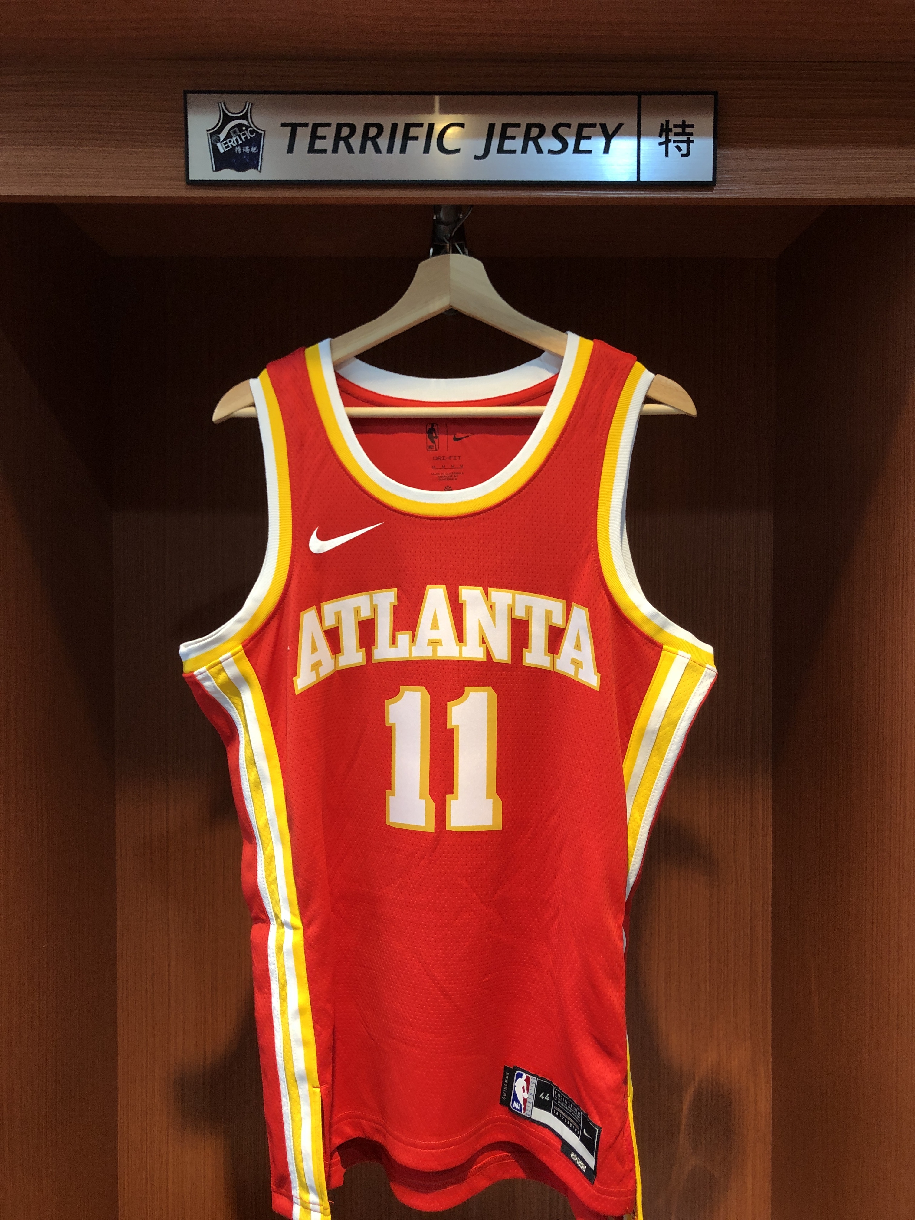 NBA球衣 Trae Young 亞特蘭大老鷹紅 Icon Nike Swingman 球迷版 熱轉印 全新