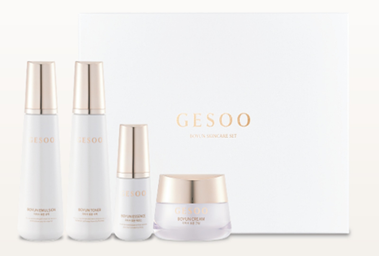 (7179) GESOO池伊秀滋潤護膚4件套