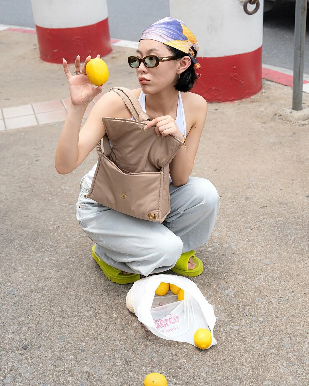 泰國【JIRA】Bay Crossbody Bag 翻蓋泡芙郵差包
