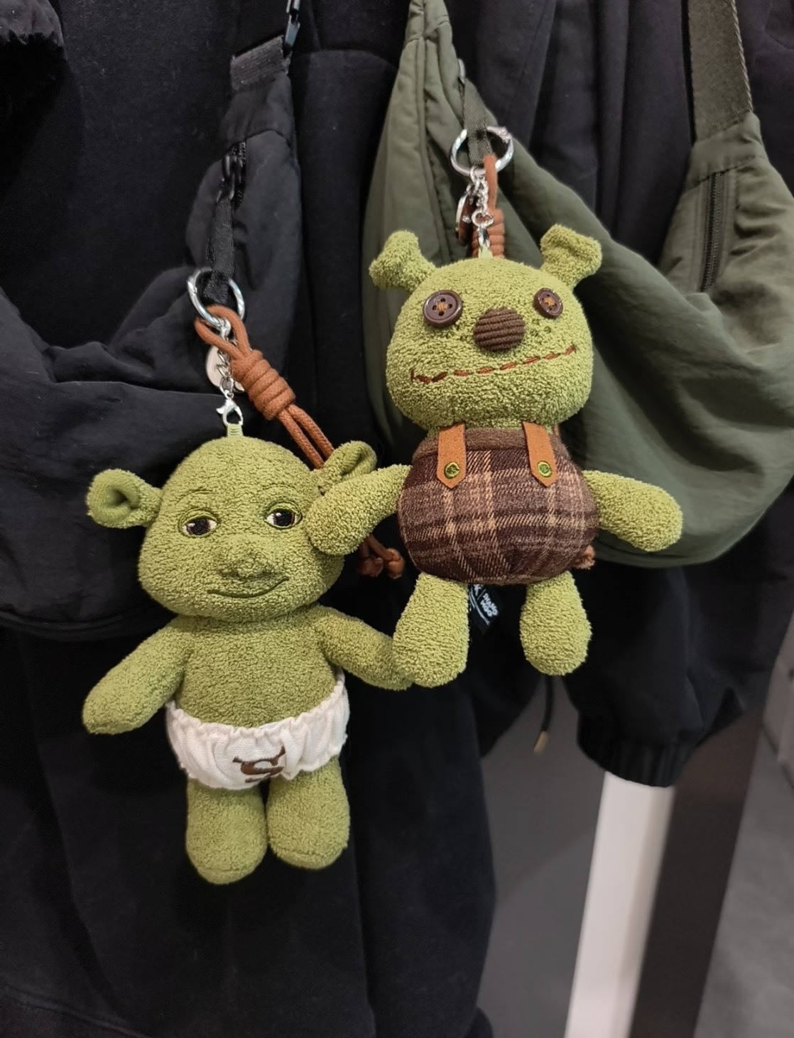 Shand moo x Shrek 史瑞克聯名娃娃吊飾 二款