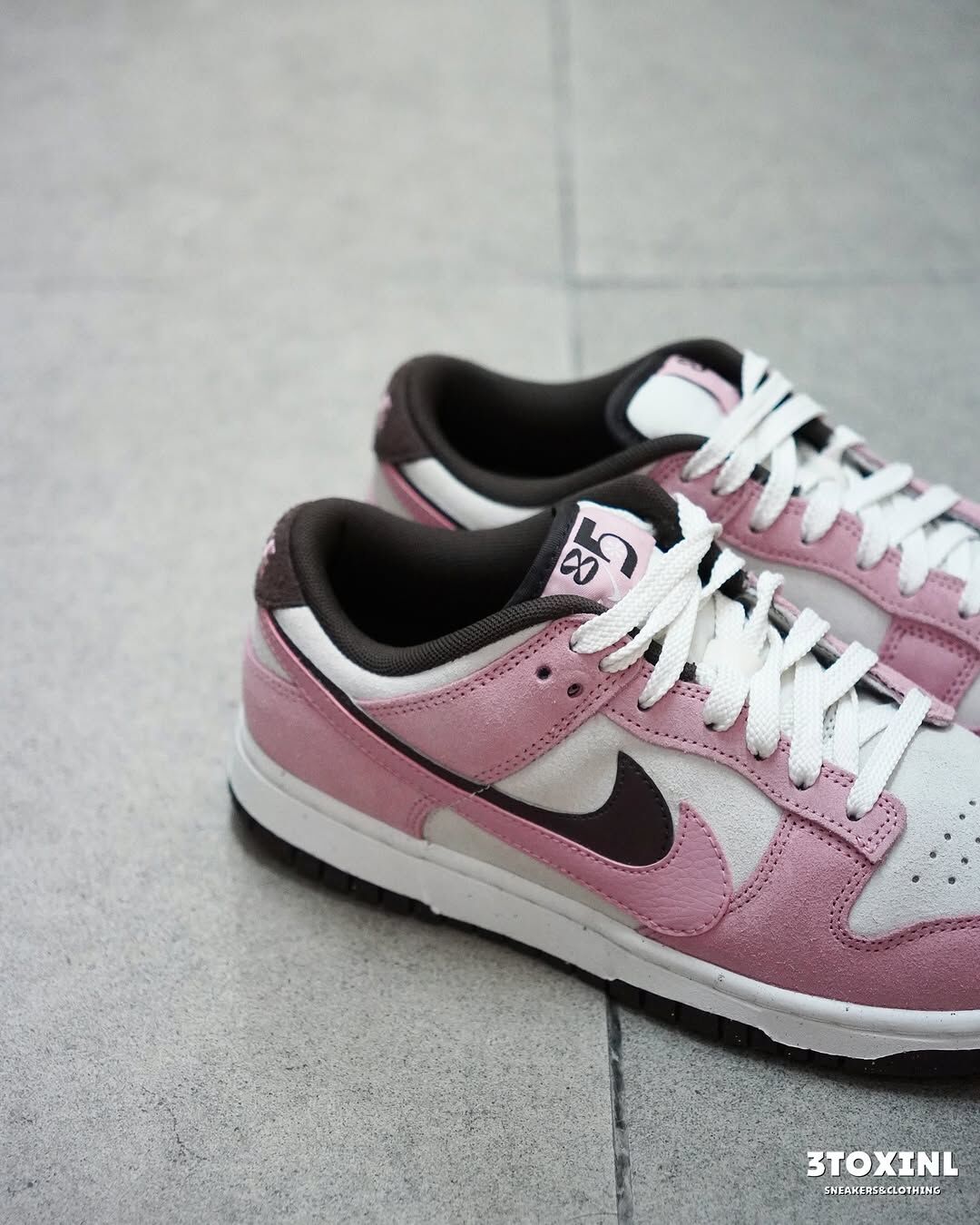 (預訂) Nike Dunk Low 85 - Double Swoosh Pink Mocha