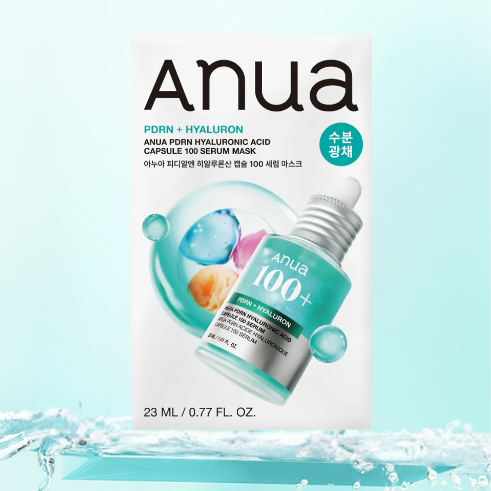 Anua PDRN Hyaluronic Acid Capsule 100 Serum Mask Set