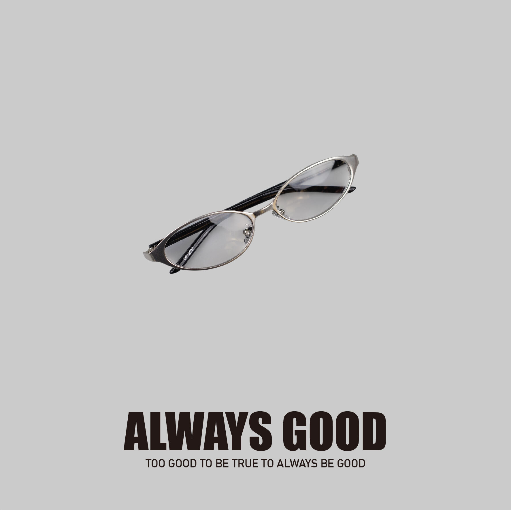 『Always_Good』橢圓框 金屬 墨鏡