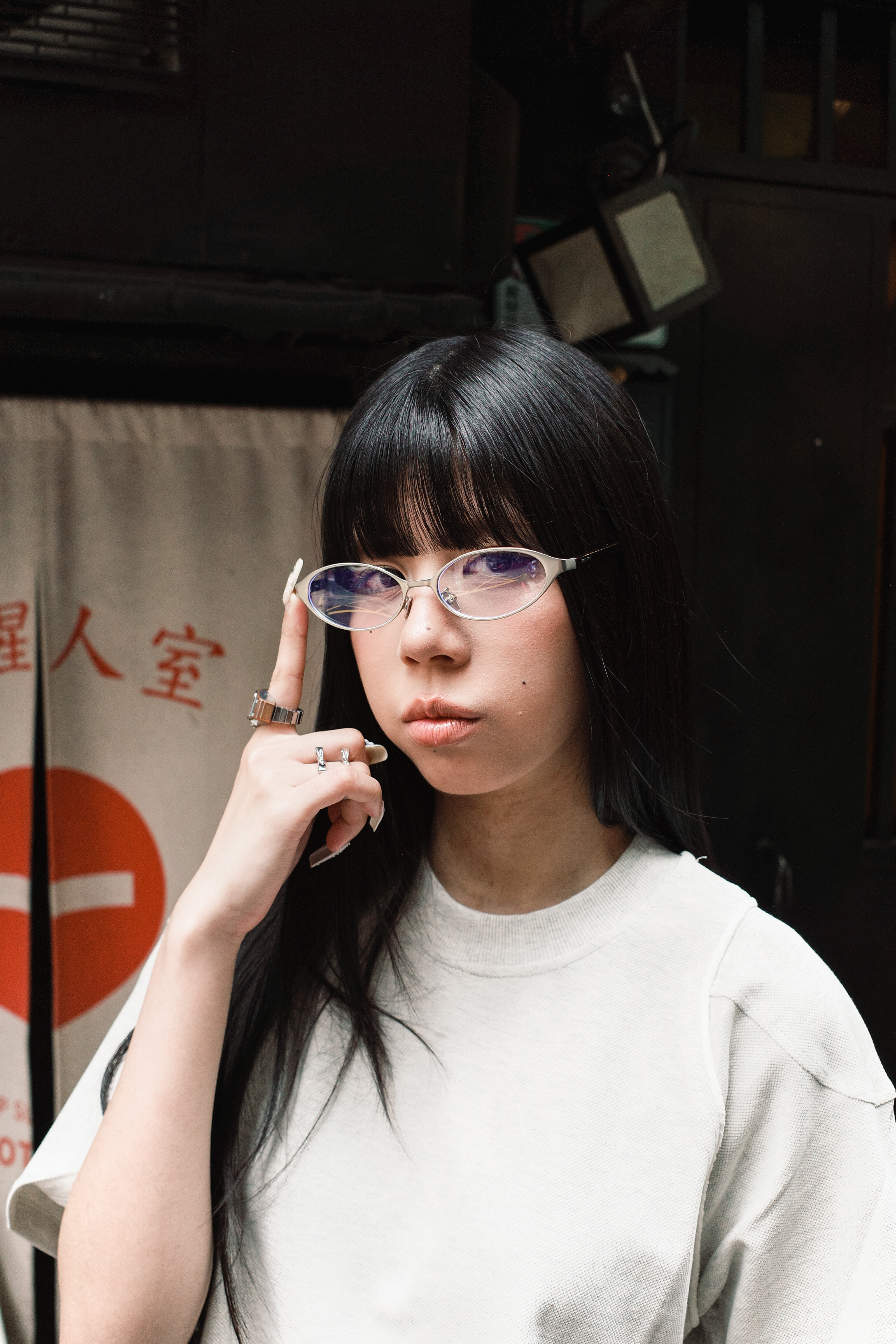 『Always_Good』橢圓框 金屬 墨鏡
