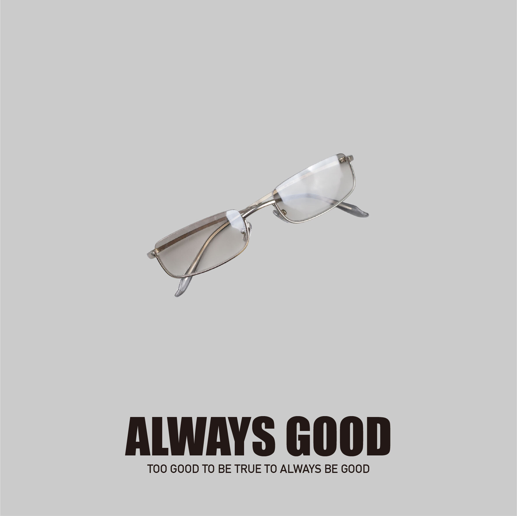 『Always_Good』復古 金屬 方框 眼鏡
