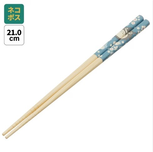 吉卜力 龍貓 竹筷 藍 21cm Skater
