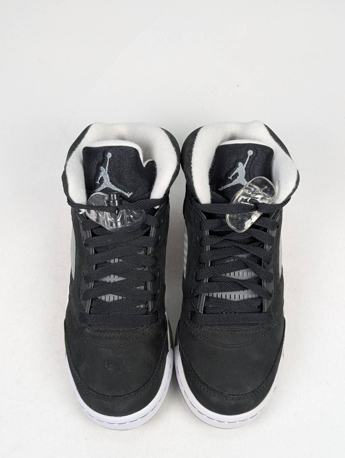 微瑕疵-左右腳鞋底泛黃鞋頭色差 440888-011 4Y Air Jordan 5 GS '' Oreo '' 黑白 Oreo 2021 女款