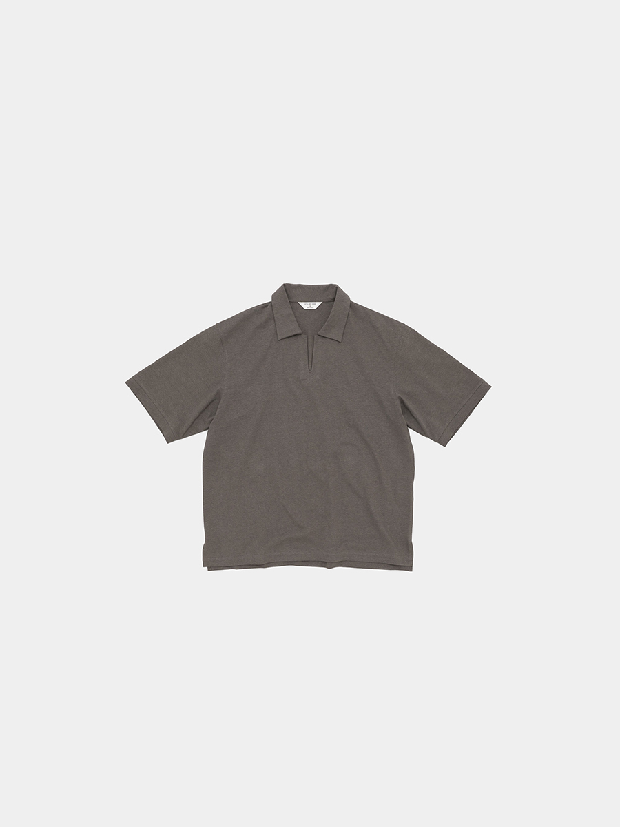 Still By Hand Hemp Cotton Skipper Shirt Mocha CS05262