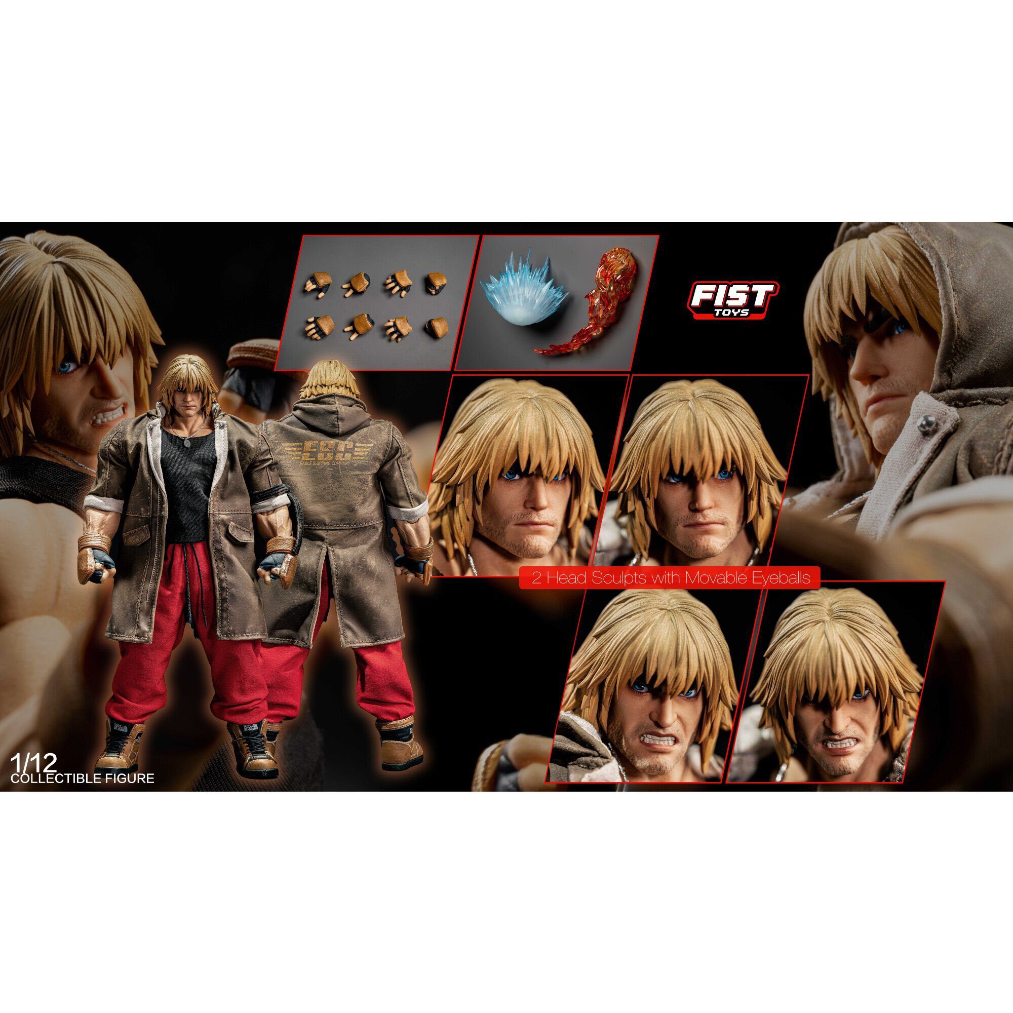 【Fist Toys 1/12 Boxer FIST-001 可動人偶】