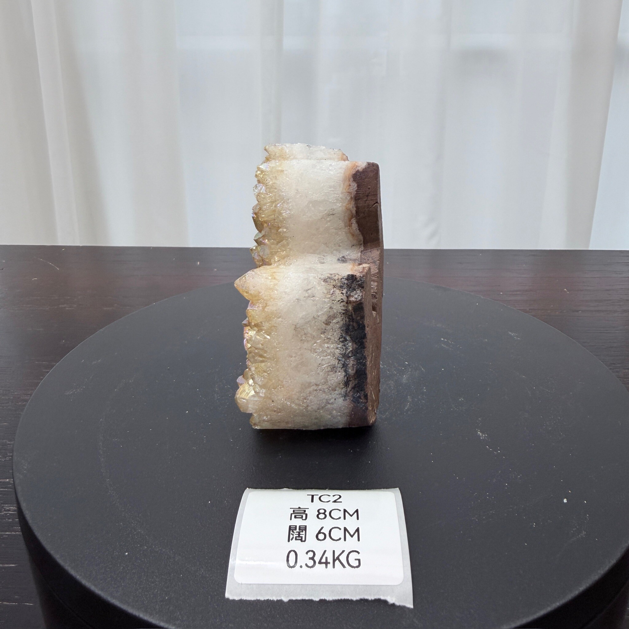 ZA037 TC2 黃水晶 貓貓 高度8cm 闊度6cm 重量0.34kg