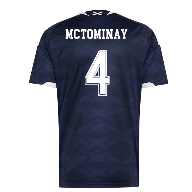 2026 Scotland Home Shirt with Nameset