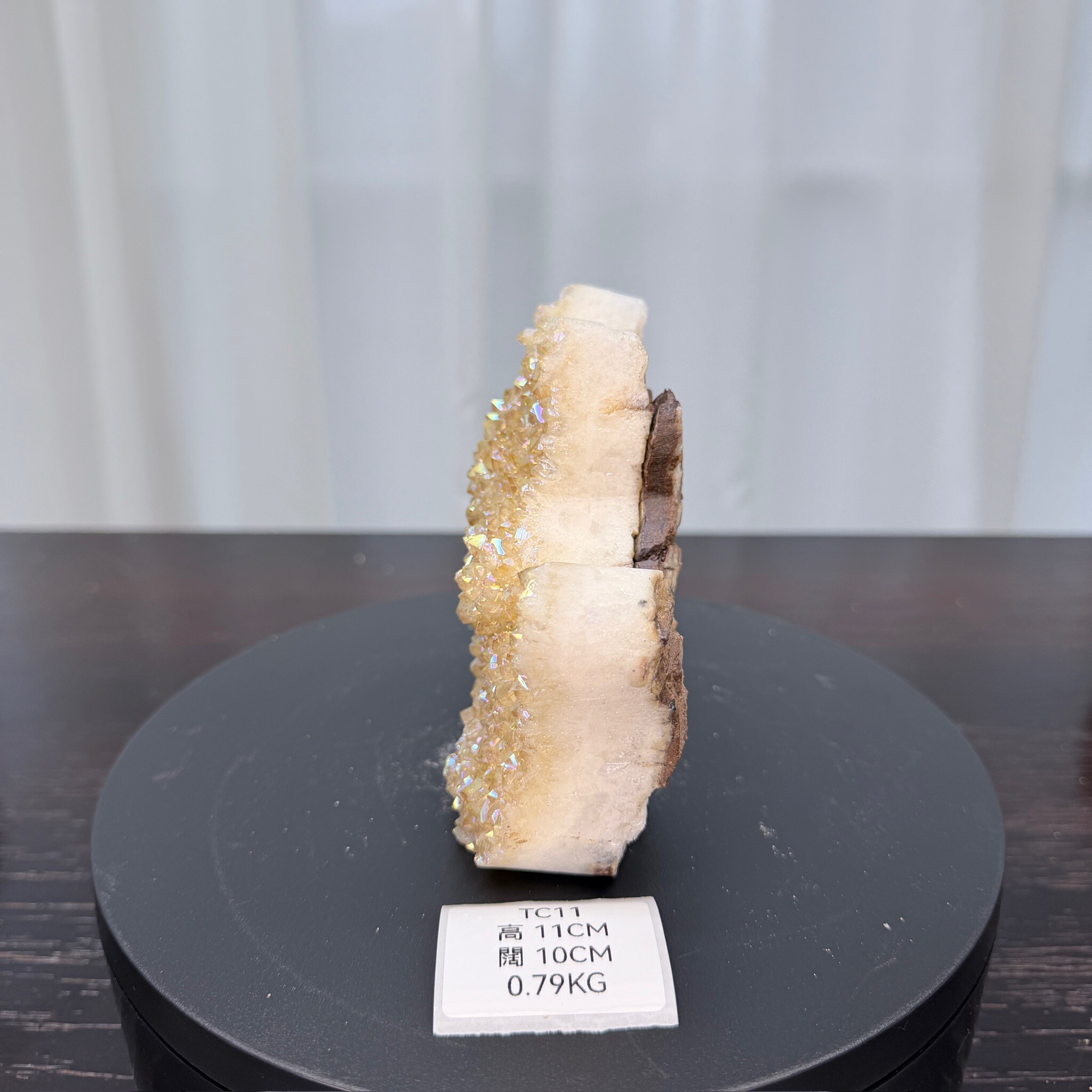 ZA046 TC11 黃水晶 貓貓 高度11cm 闊度10cm 重量0.79kg