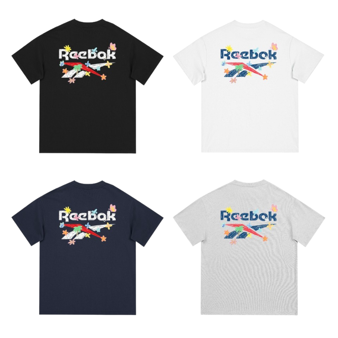 『預購商品』Reebok 美式復古卡通塗鴉LOGO 寬鬆短踢 26SRMC8NU