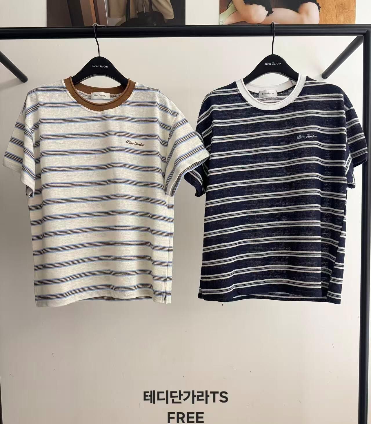 BG6108 美式條紋Tee