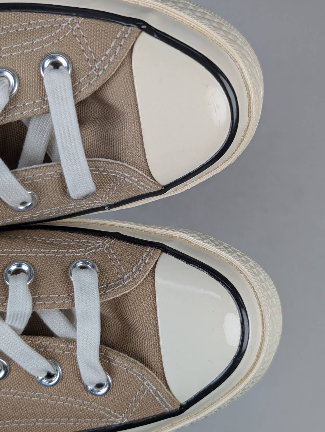 微瑕疵-左右腳鞋面色差 168505C M7.5 Converse Chuck 1970 奶茶色 低筒