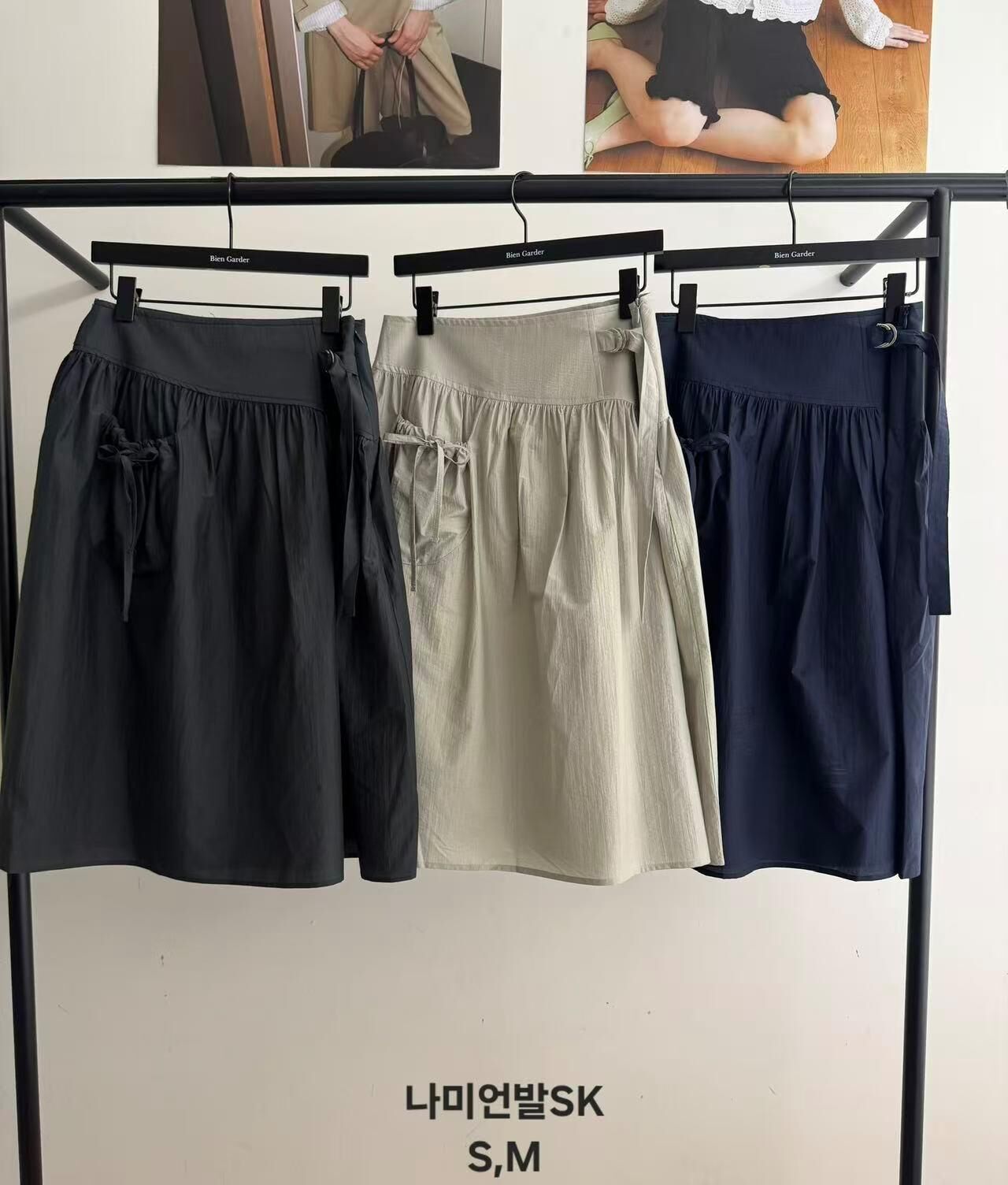 BG6114 泡泡蝴蝶結長裙