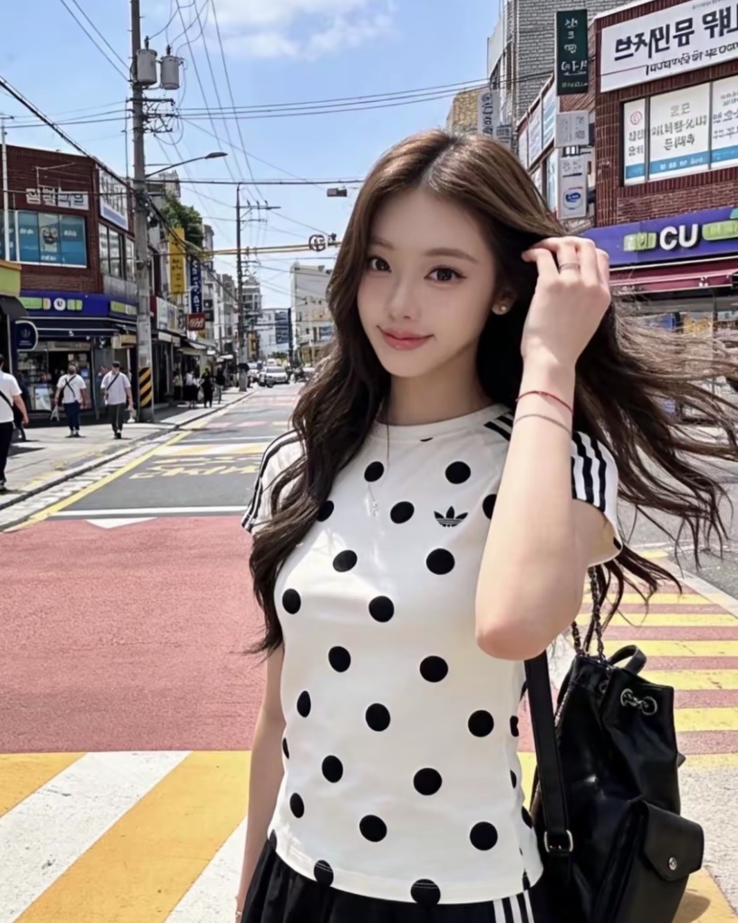 <韓國限定🇰🇷>Adidas Originals Cali Tee 修身 圓領 波點 點點 短袖 三色