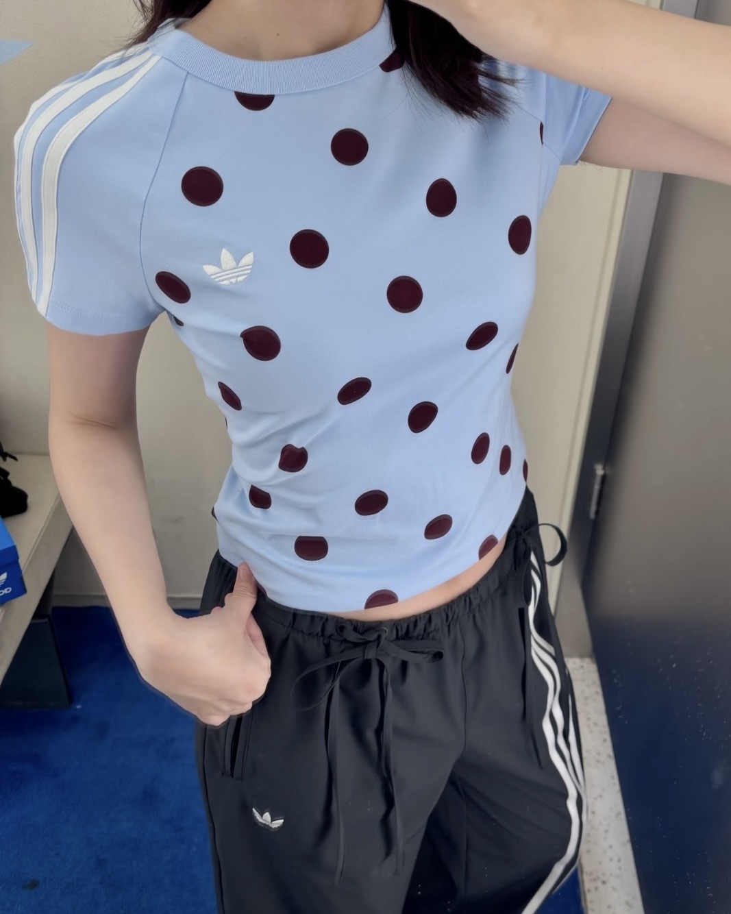 <韓國限定🇰🇷>Adidas Originals Cali Tee 修身 圓領 波點 點點 短袖 三色