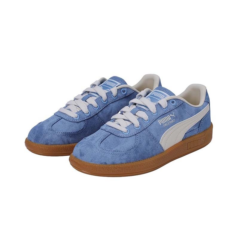 PUMA Palermo Denim 休閒運動鞋 復古 牛仔布 藍色 男女 40841802 [國內代購]