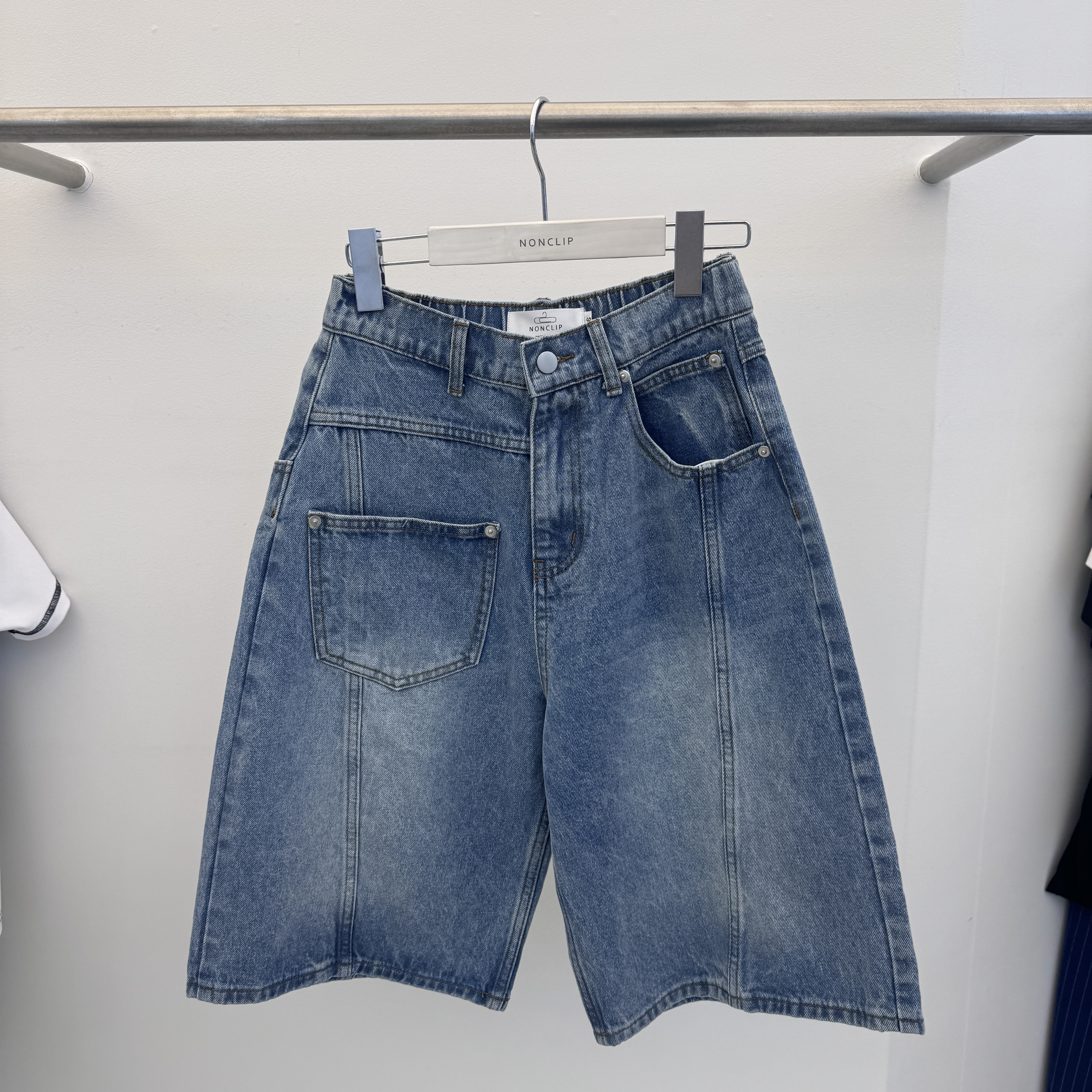 【Non-Clip】牛仔中褲 (A76-A79)