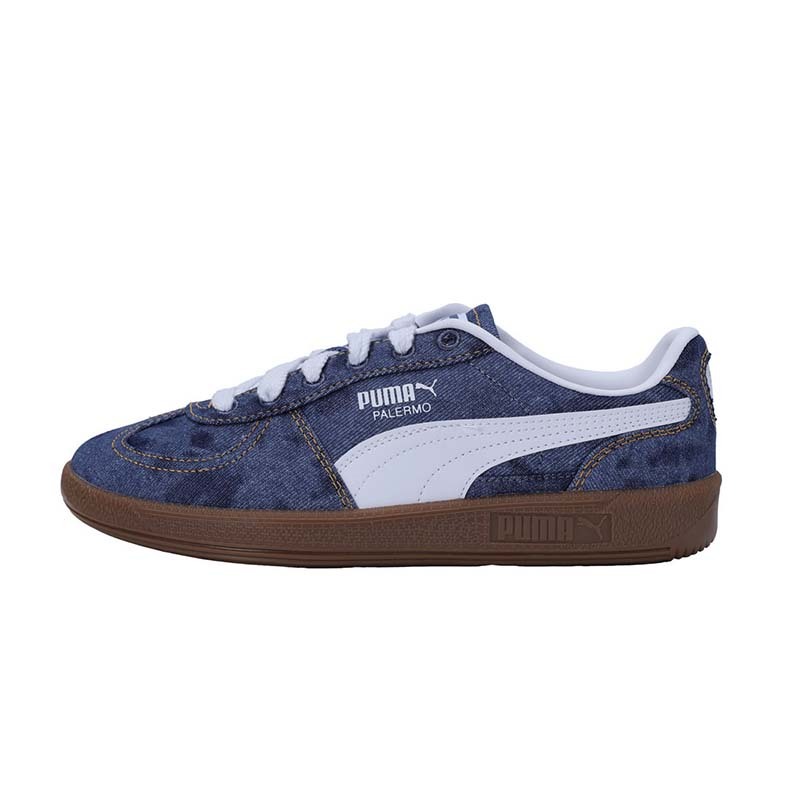 PUMA Palermo Denim 休閒運動鞋 復古 牛仔布 深藍色 男女 40841801 [國內代購]