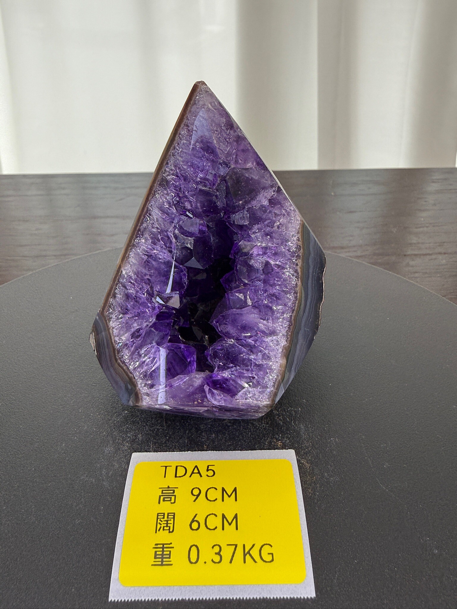 ZA127 TDA5 瑪瑙水晶帳幕星空 高度9cm 闊度6cm 重量0.37kg