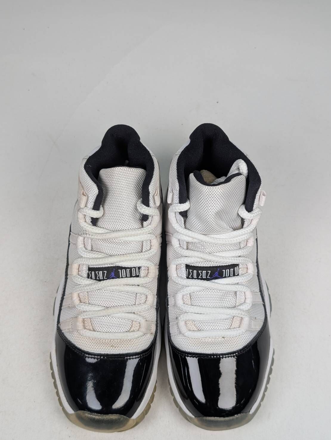 微瑕疵-左右腳鞋面鞋底泛黃 378038-100 4.5Y Air Jordan 11 「 Concord 」GS 女段