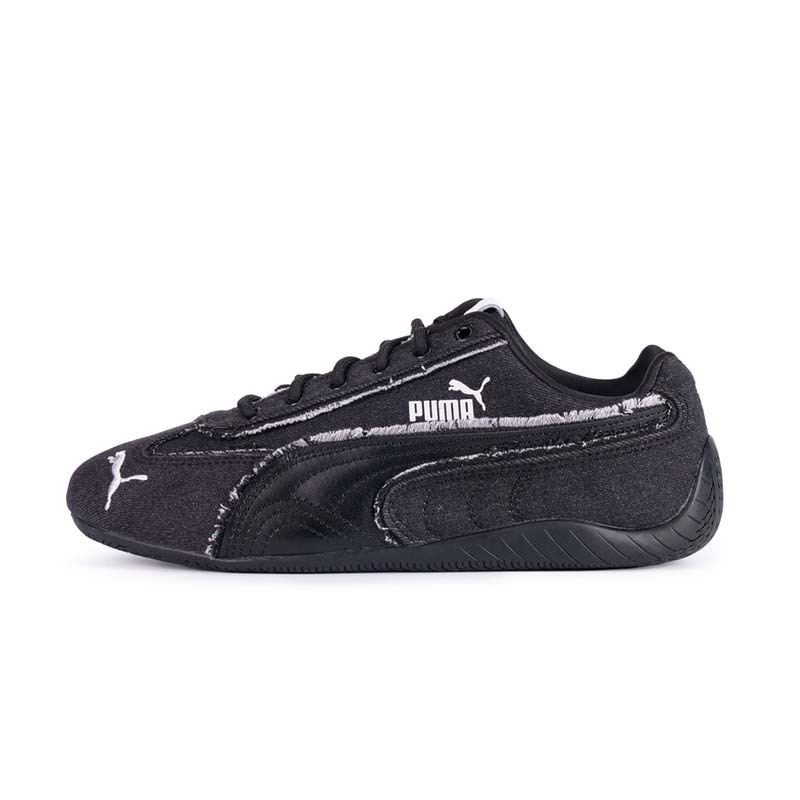 PUMA Speedcat Crafted Denim 賽車運動鞋 休閒 復古 牛仔 拼接 黑色 男女 40711001 [國內代購]