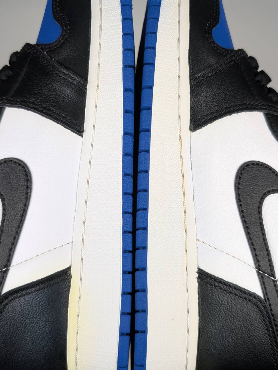 微瑕疵-左右腳中底色差 575441-041 6Y Air Jordan 1 “Game Royal” GS 黑藍 小閃電 女鞋