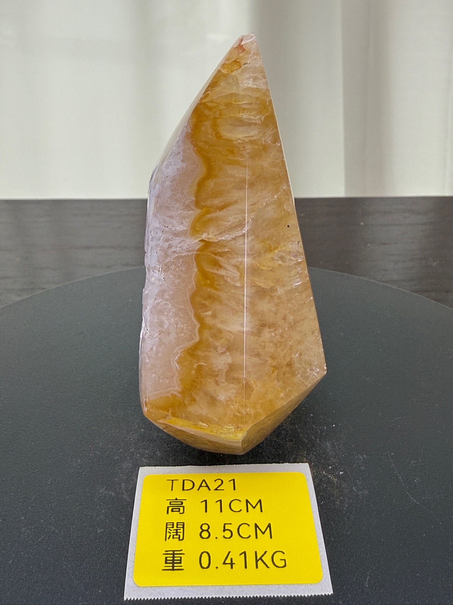 ZA143 TDA21 瑪瑙水晶帳幕星空 高度11cm 闊度8.5cm 重量0.41kg