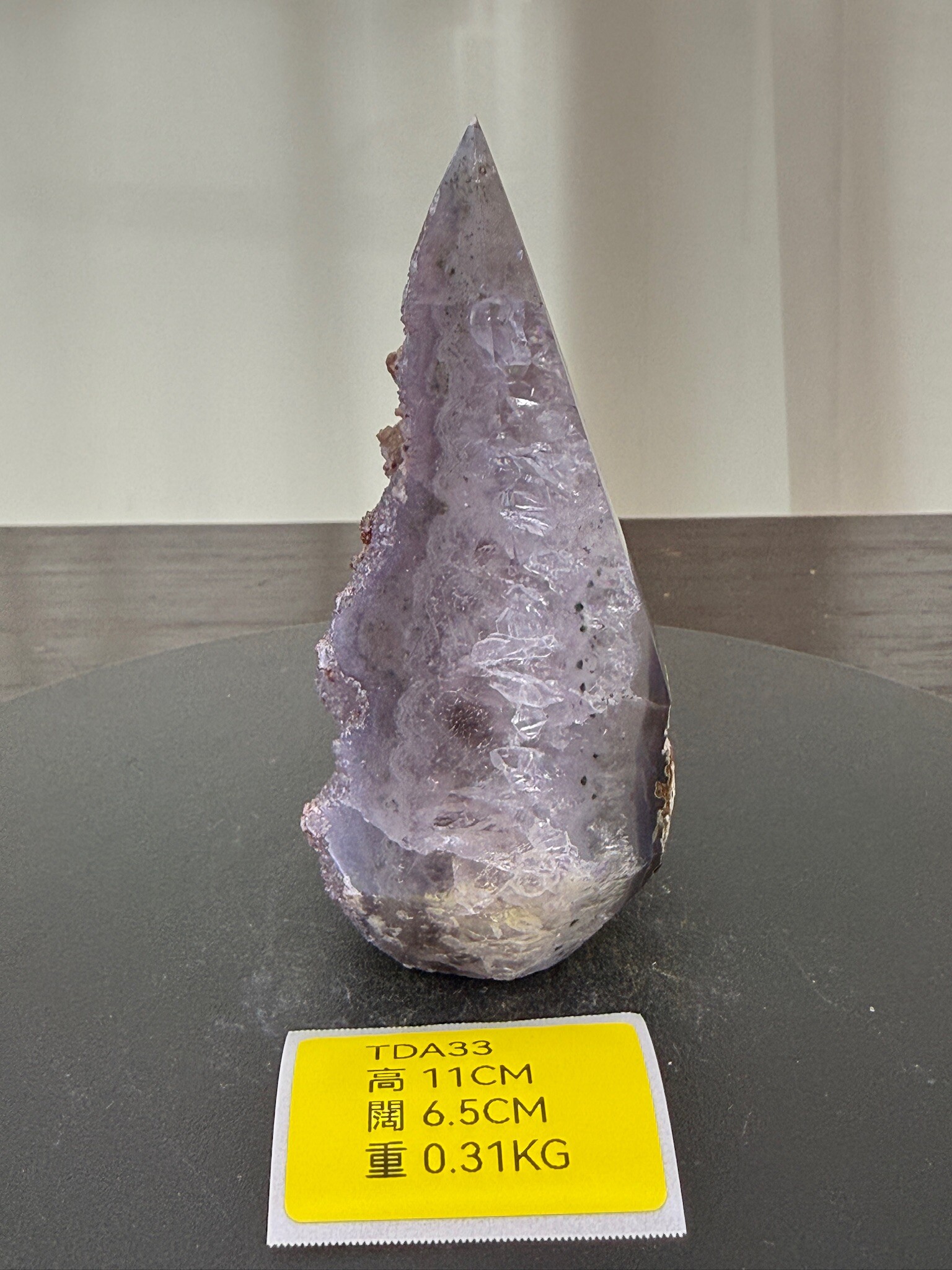 ZA155 TDA33 瑪瑙水晶帳幕星空 高度11cm 闊度6.5cm 重量0.31kg