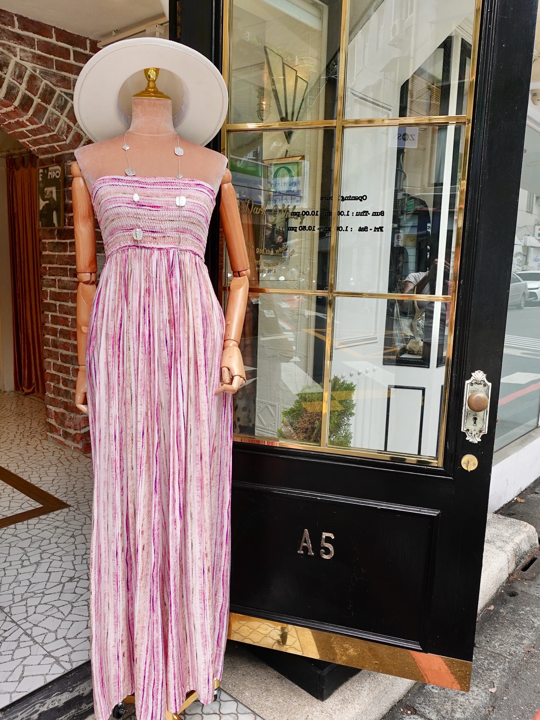 Vacay Mode粉紅色印花抓皺連身長宽褲Junpsuit