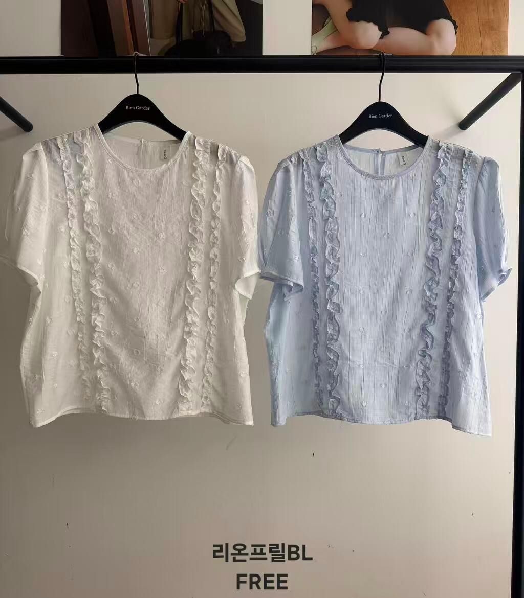 BG6130 花邊暗紋上衣