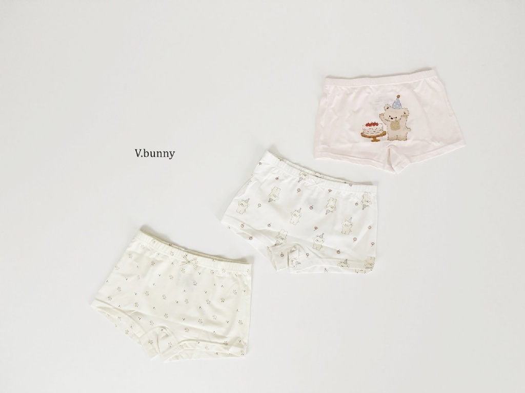 正韓夏Vbunny 女孩慶生熊熊內褲組