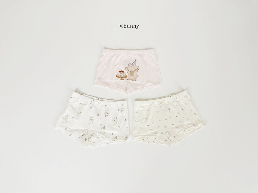 正韓夏Vbunny 女孩慶生熊熊內褲組