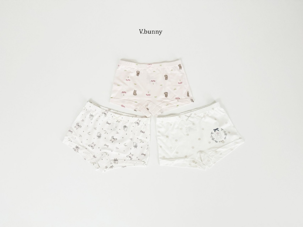 正韓夏Vbunny 女孩點點兔兔內褲組