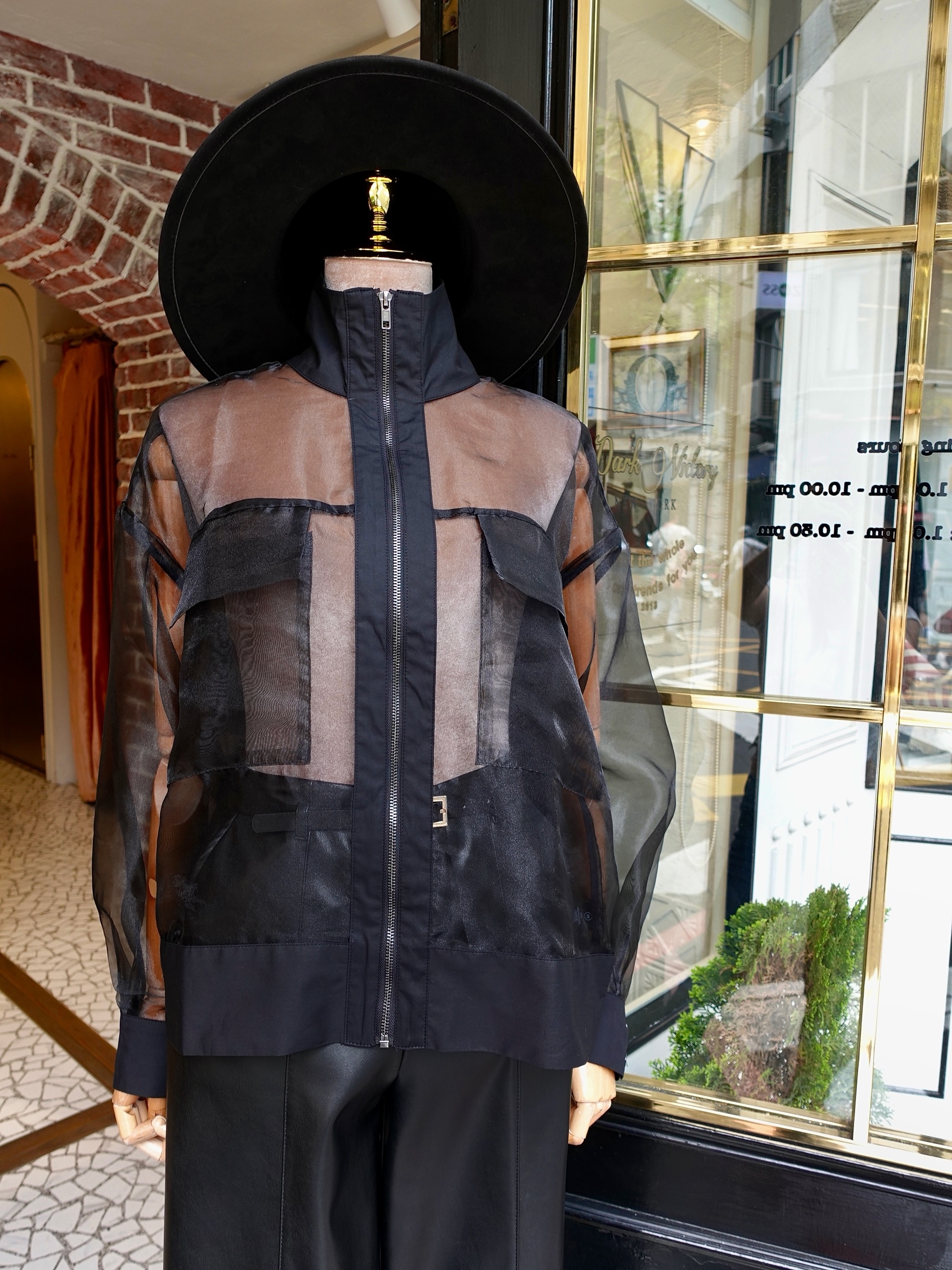 Black Sky黑色網紗夾克外套