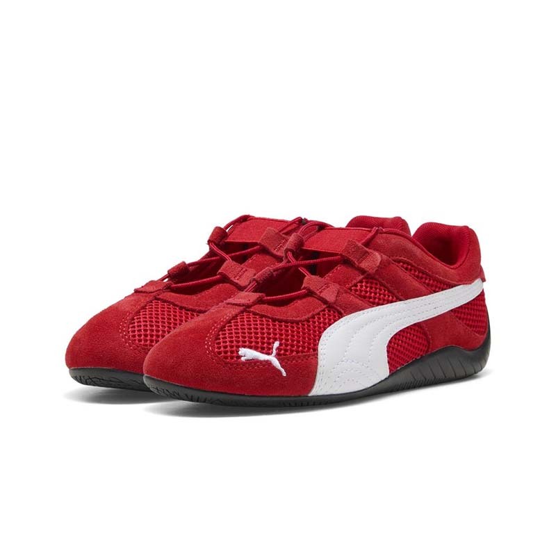 PUMA Speedcat Go Wns 流行休閒鞋 麂皮網眼 拼接 紅色 女鞋 40358902 [國內代購]